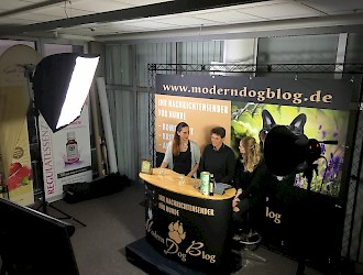 "Making Of" ModernDogBlog 1. Live Video-Blog Mantrailing mit Frau Dr. Busse